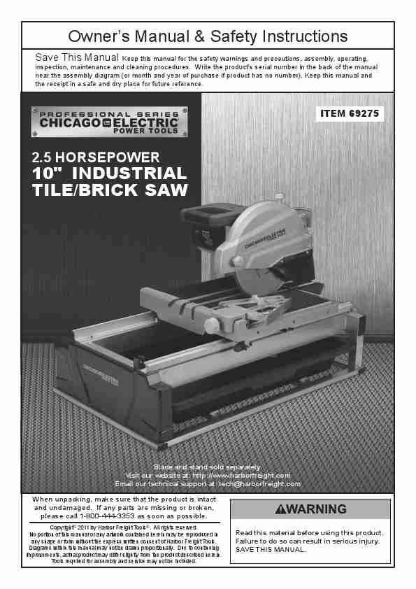 Chicago Electric Saw 69275-page_pdf